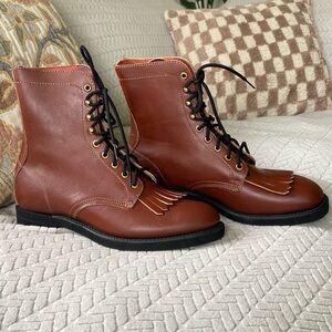 Vintage leather Roper riding boots
